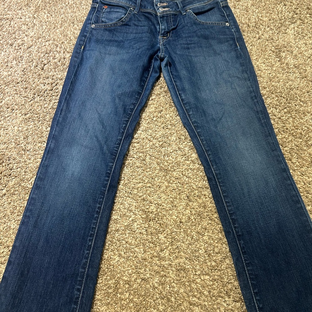 Hudson Jeans Women's Straight Leg in Deep Blue